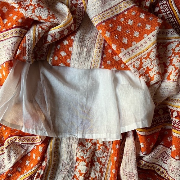 Raga Sun Strappy Dress Sun Canyon Metallic Tank Dress Size M - Picture 5 of 13